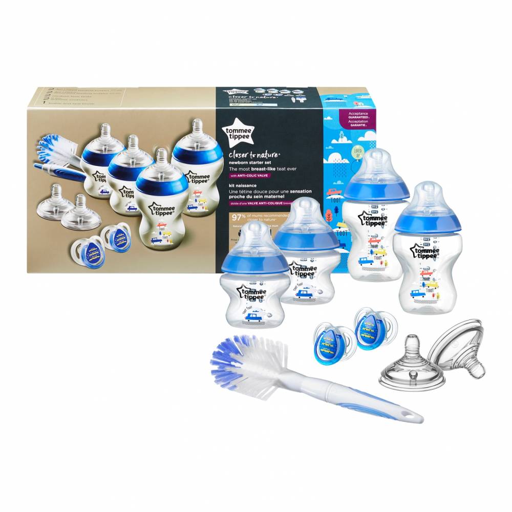 Tommee tippee bottle starter hot sale set